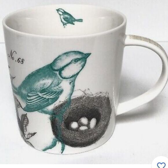 Paula Scaletta paperproduce design bone china mug with Bird with nest print - Picture 1 of 10